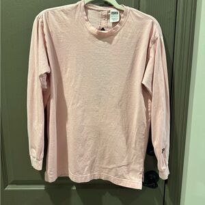 PINK Victoria's Secret Blush Open-Back Long-Sleeve Tee